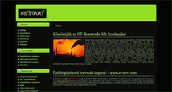 Desktop Screenshot of ntkonstrukt.hu