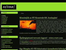 Tablet Screenshot of ntkonstrukt.hu